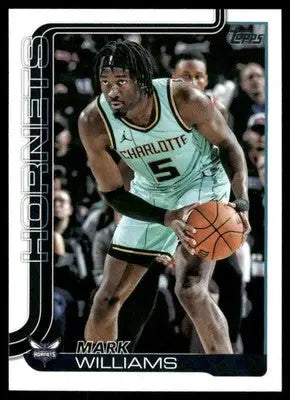 2025 Topps Mark Williams #70 Basketball - Basketball Card Single