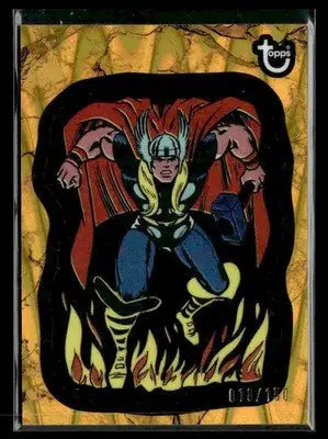 2025 Topps Marvel 1975 Golden Anniversary #25 Thor Gold Raywave - Marvel Card Single