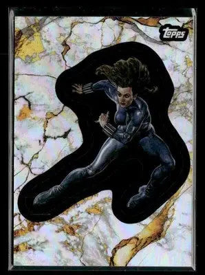 2025 Topps Marvel 1975 Golden Anniversary #62 Black Widow Refractor - Marvel Card Single