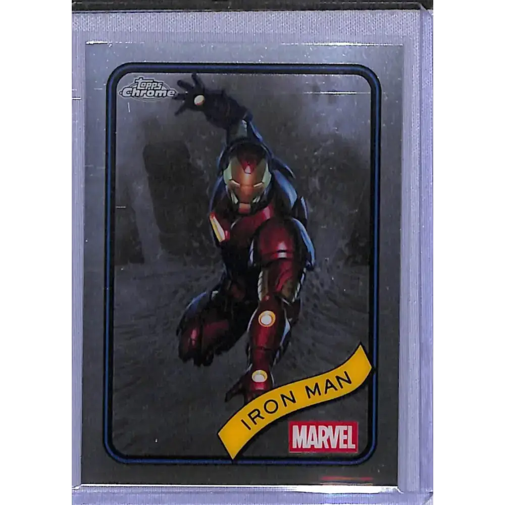 2025 Topps Marvel Chrome #1 Iron Man NM-MT - Marvel Card Single