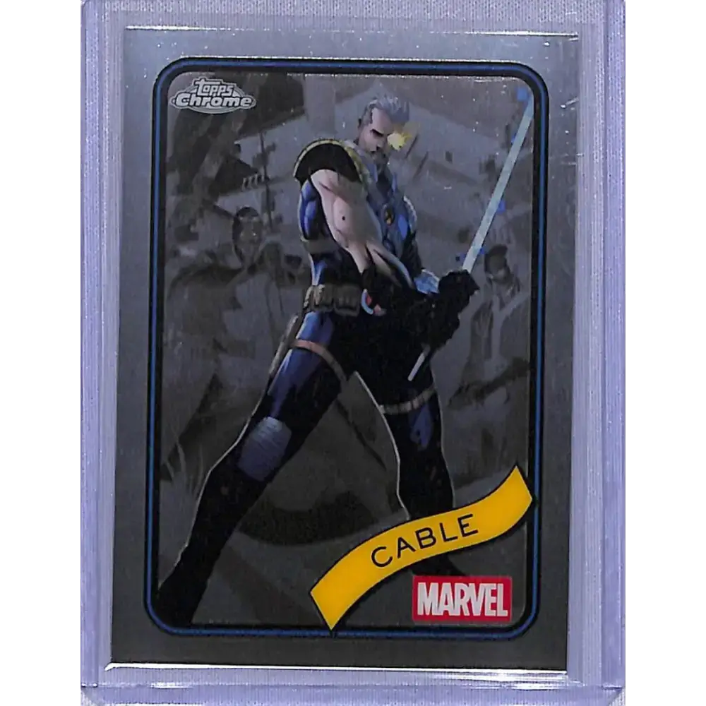 2025 Topps Marvel Chrome #145 Cable NM-MT - Marvel Card Single
