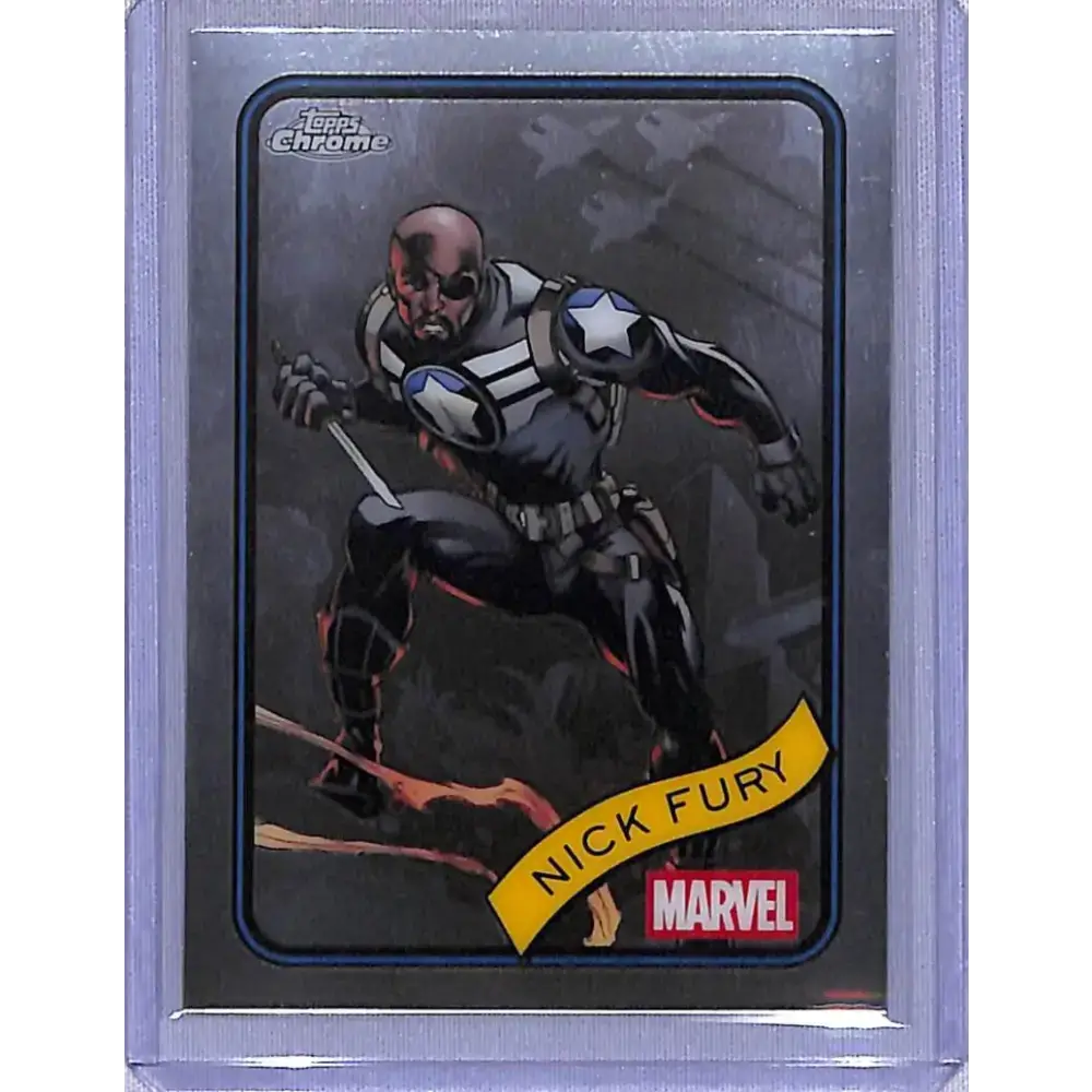 2025 Topps Marvel Chrome #193 Nick Fury NM-MT - Marvel Card Single