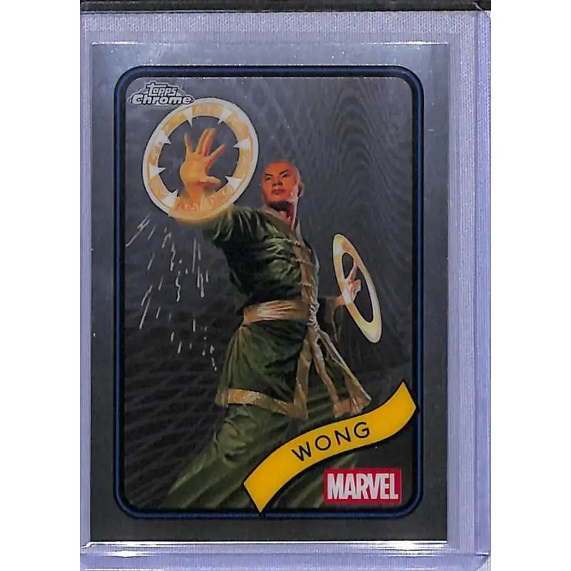 2025 Topps Marvel Chrome #86 Wong NM-MT - Marvel Card Single