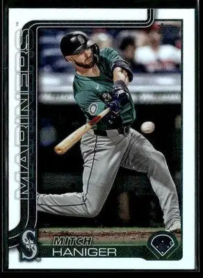 2025 Topps Mitch Haniger #15 Rainbow Foil Seattle Mariners