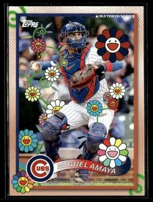 2025 Topps MLB World Tour Tokyo Series Takashi Murakami #14 Miguel Amaya - Baseball Card Single