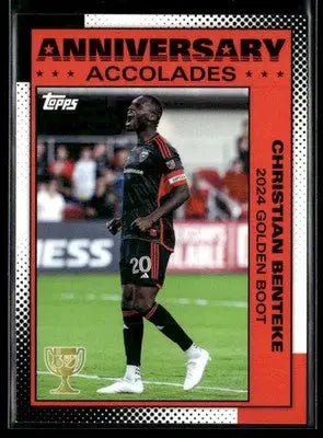 2025 Topps MLS 30th Anniv Collection #AA-10 Christian Benteke Anniv Accolades - Soccer Card Single