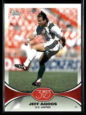 2025 Topps MLS 30th Anniversary Collection #20 Jeff Agoos - Soccer Card Single