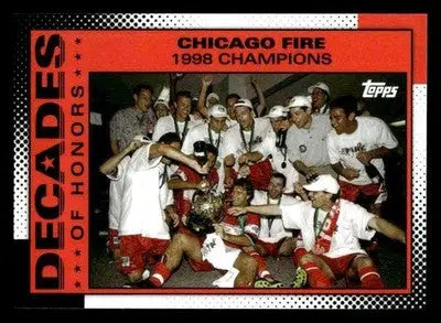 2025 Topps MLS 30th Anniversary Collection #DOH-3 Chicago Fire Decades of Honor - Soccer Card Single