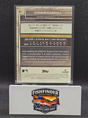 2025 Topps Museum Collection Corbin Carroll Arizona Diamondbacks #92 - Baseball Card Single