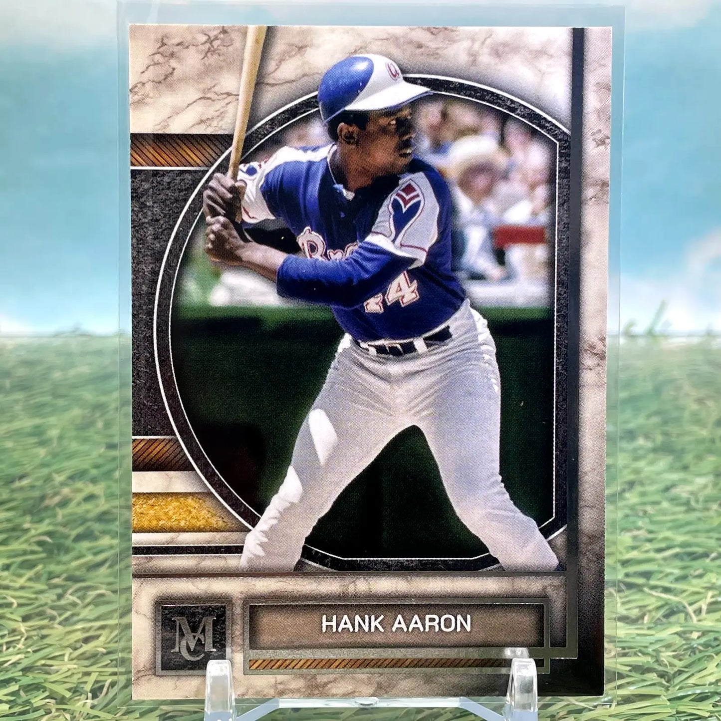 2025 Topps Museum Collection Hank Aaron Base #4 Braves (HOF) - Baseball Card Single
