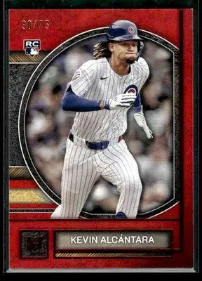 2025 Topps Museum Collection Kevin Alcántara #31 Ruby SN,RC #/75 Chicago Cubs