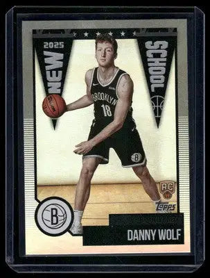 2025 Topps New School Danny Wolf #NS-27 RC Basketball - Basketball Card Single