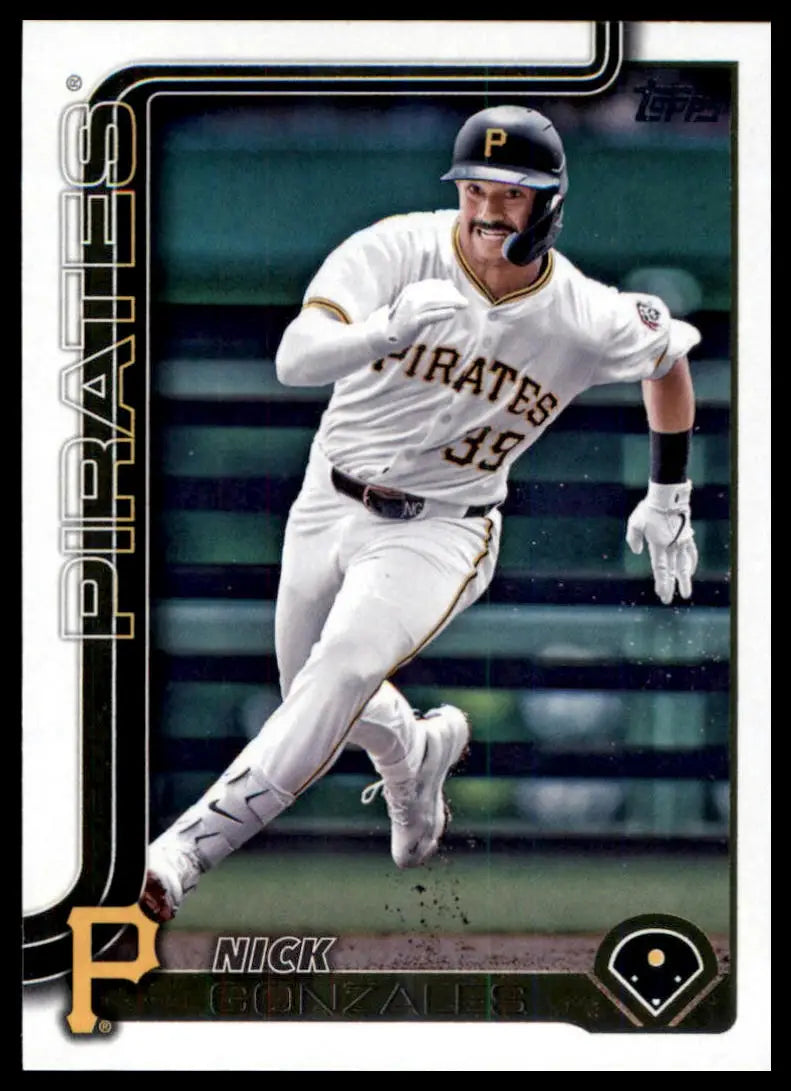 2025 Topps Nick Gonzales 542 Pittsburgh Pirates NM - Baseball Card Single