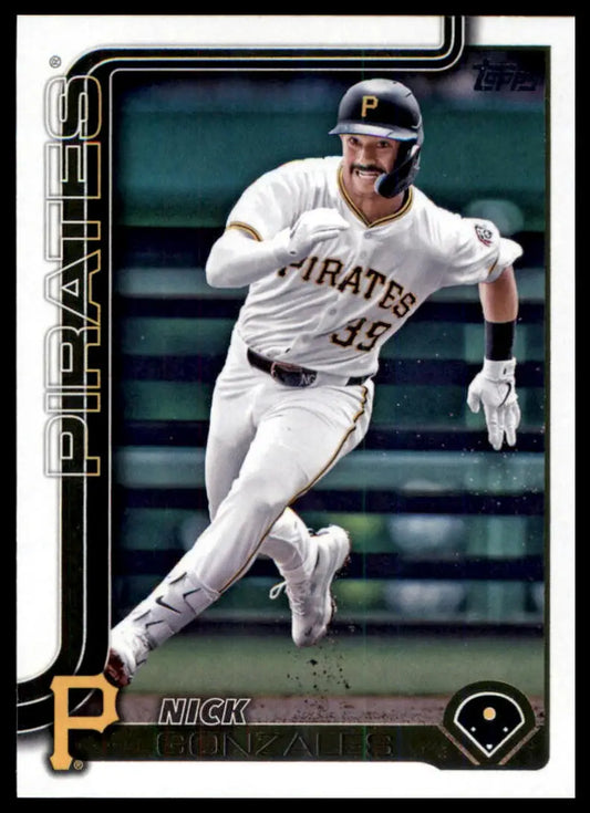 2025 Topps Nick Gonzales 542 Pittsburgh Pirates NM - Baseball Card Single