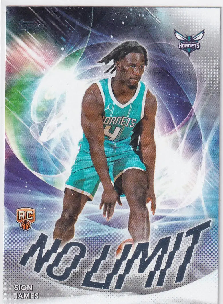 2025 TOPPS #NL-33 SION JAMES NO LIMIT- CHARLOTTE HORNETS - Basketball Card Single