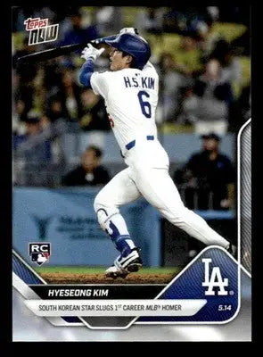 2025 Topps Now #182 Hyeseong Kim 1st Career MLB Homer - Baseball Card Single