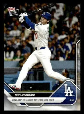 2025 Topps Now #184 Shohei Ohtani 2 HR 6 RBI Night