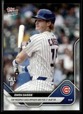 2025 Topps Now #579 Owen Caissie 1st MLB HR - Baseball Card Single