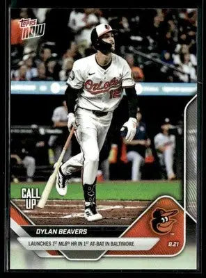 2025 Topps Now #590 Dylan Beavers 1st MLB HR in 1st At Bat - Baseball Card Single