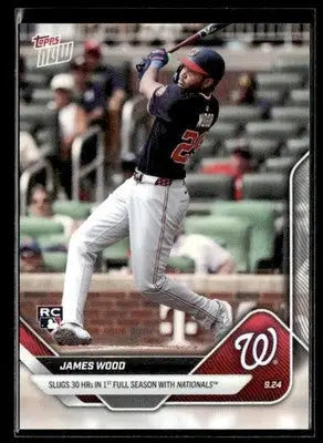 2025 Topps Now #758 James Wood - Baseball Card Single