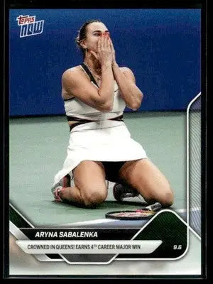 2025 Topps Now Aryna Sabalenka #TN-AS 4th Career Major - Other
