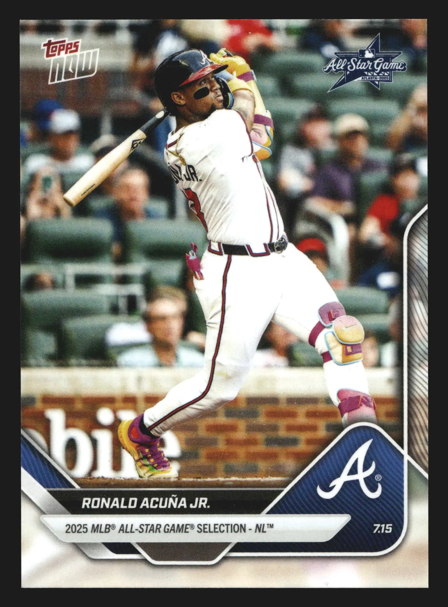 2025 Topps NOW #ASG-RAJ Ronald Acuna Jr Braves All-Star Game Selection NL