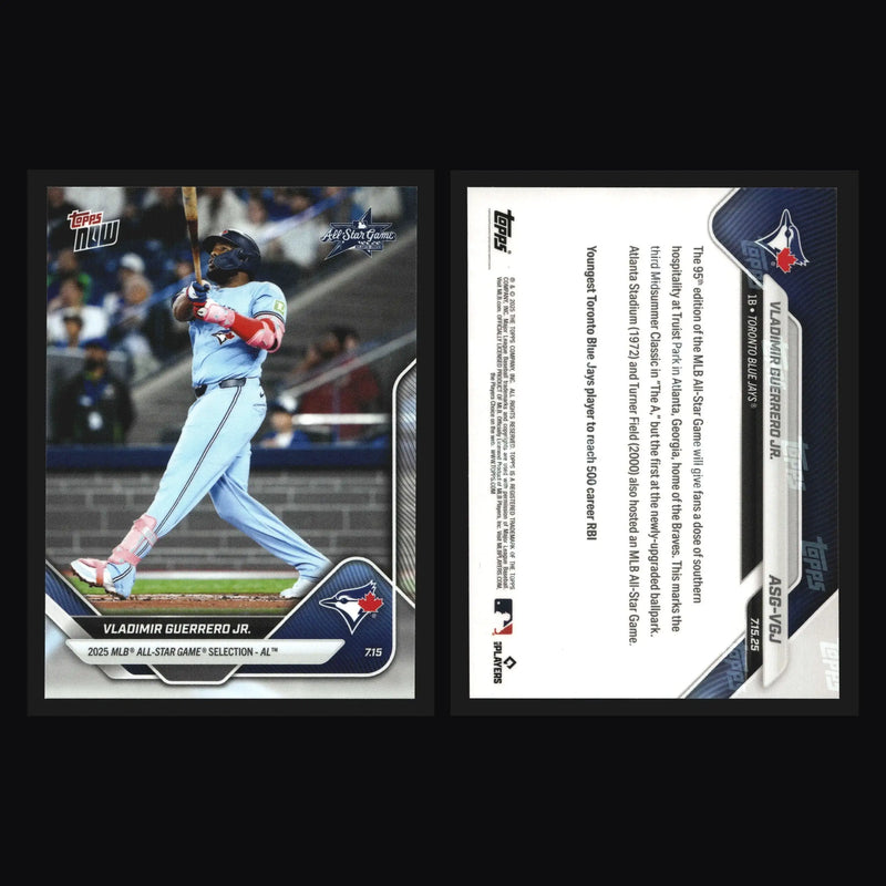 2025 Topps Now #ASG-VGJ Vladimir Guerrero Jr All-Star Game Blue Jays