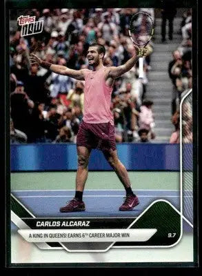 2025 Topps Now Carlos Alcaraz #TN-CA 6th Career Major - Other