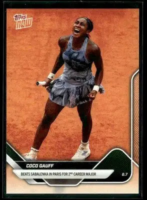 2025 Topps Now Coco Gauff #TN-CG1 2nd Career Major - Other