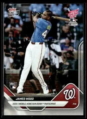 2025 Topps Now Home Run Derby #HRD-1 James Wood - Baseball Card Single