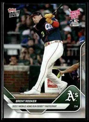 2025 Topps Now Home Run Derby #HRD-2 Brent Rooker - Baseball Card Single