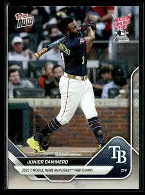 2025 Topps Now Home Run Derby #HRD-3 Junior Caminero - Baseball Card Single