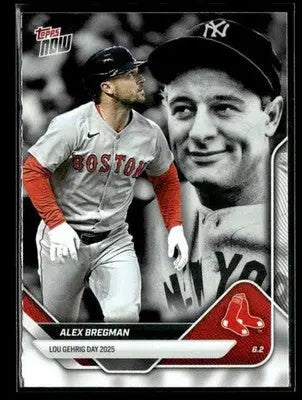 2025 Topps Now Lou Gehrig Day: Presented by Sarah Langs #LGD-AB Alex Bregman - Baseball Card Single