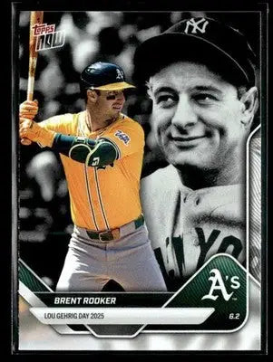 2025 Topps Now Lou Gehrig Day: Presented by Sarah Langs #LGD-BR Brent Rooker - Baseball Card Single