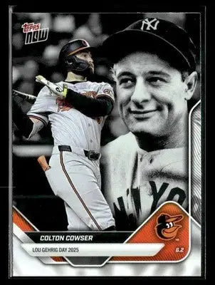 2025 Topps Now Lou Gehrig Day: Presented by Sarah Langs #LGD-CC Colton Cowser - Baseball Card Single