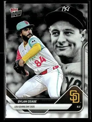 2025 Topps Now Lou Gehrig Day: Presented by Sarah Langs #LGD-DC Dylan Cease - Baseball Card Single