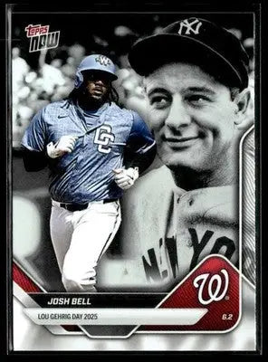 2025 Topps Now Lou Gehrig Day: Presented by Sarah Langs #LGD-JB Josh Bell - Baseball Card Single