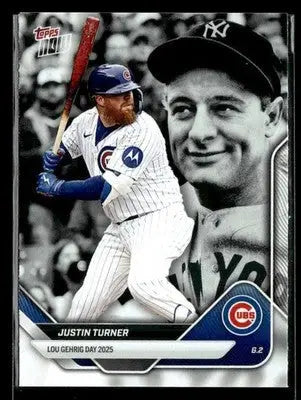 2025 Topps Now Lou Gehrig Day: Presented by Sarah Langs #LGD-JT Justin Turner - Baseball Card Single