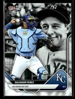 2025 Topps Now Lou Gehrig Day: Presented by Sarah Langs #LGD-SP Salvador Perez - Baseball Card Single