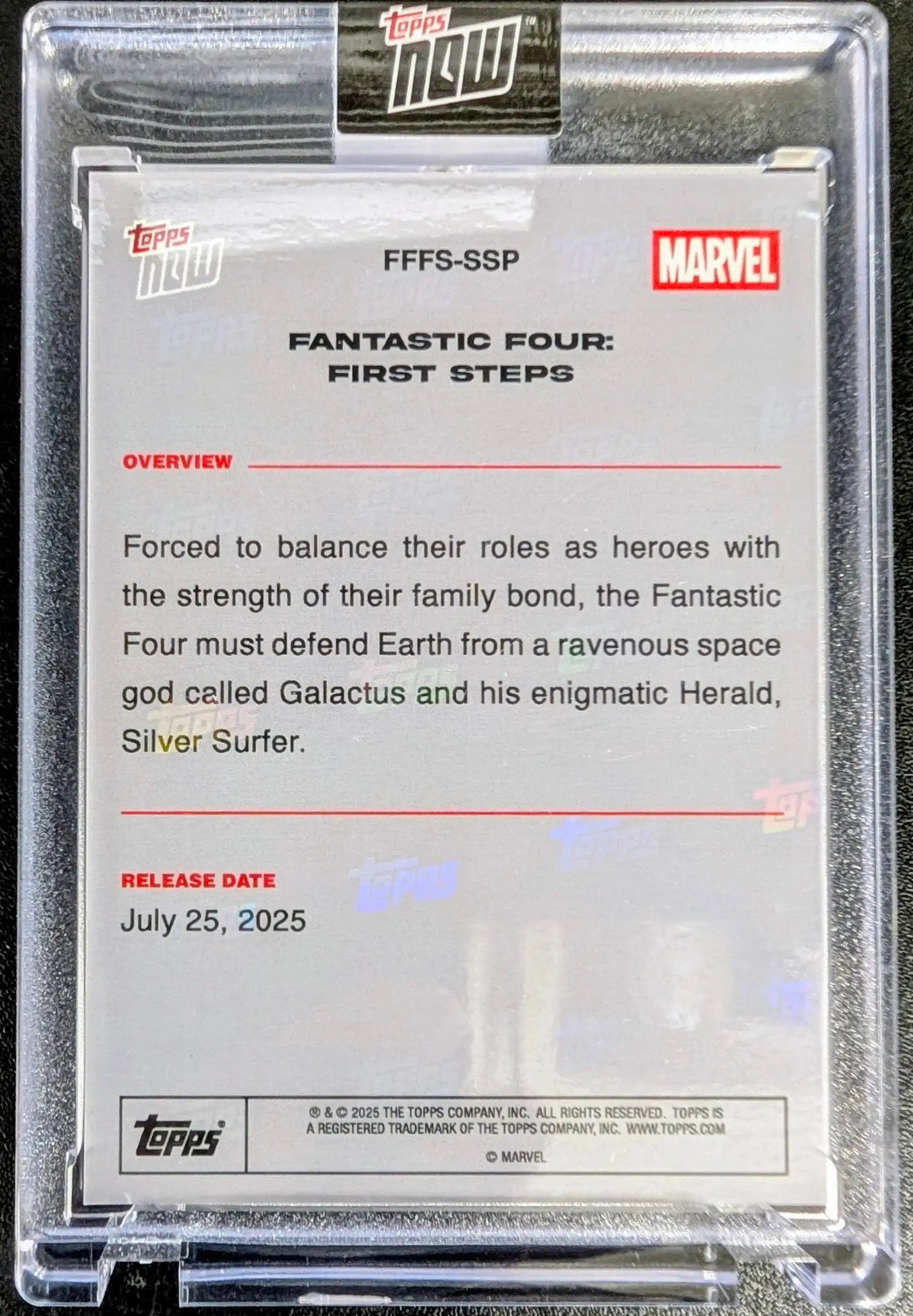 2025 Topps Now Marvel Fantastic Four: First Steps FFFS-SSP - Non-Sports Card Single