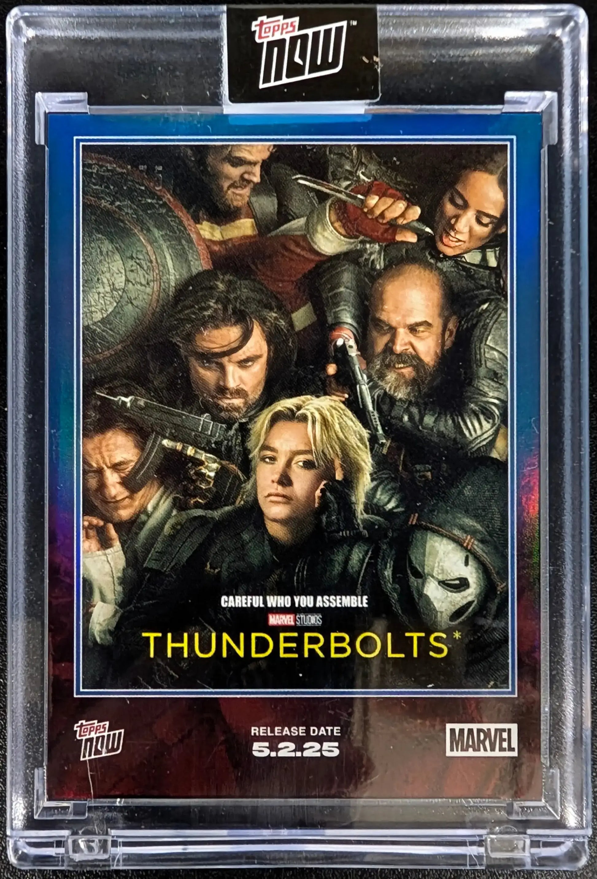 2025 Topps Now Marvel Thunderbolts* Card TB Blue Parallel #37/75 - Marvel Card Single