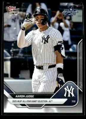 2025 Topps Now MLB All-Star Game #ASG-AJ Aaron Judge - Baseball Card Single