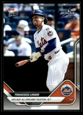 2025 Topps Now MLB All-Star Game #ASG-FL Francisco Lindor - Baseball Card Single