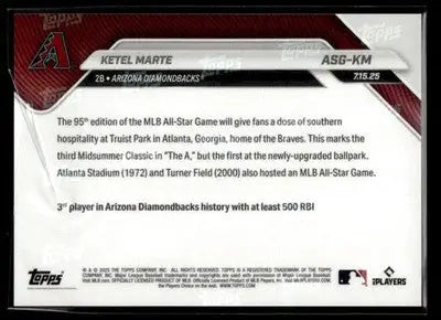 2025 Topps Now MLB All-Star Game #ASG-KM Ketel Marte