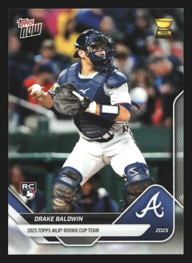 2025 Topps NOW #RC-1 Drake Baldwin Braves RC MLB Rookie Cup