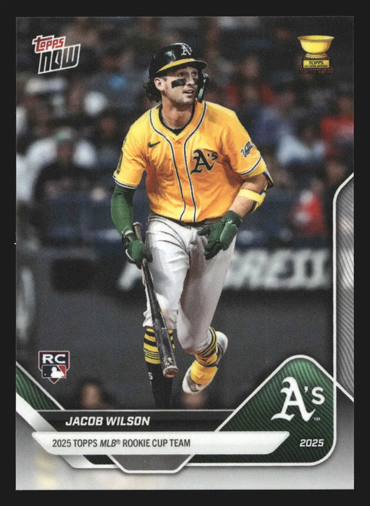 2025 Topps NOW #RC-5 Jacob Wilson Athletics RC Topps MLB Rookie Cup Team - Baseball Card Single