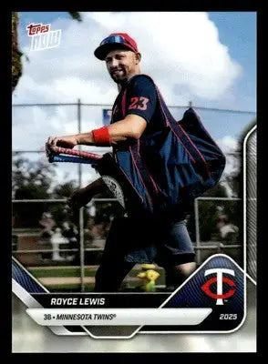 2025 Topps Now Road to Opening Day Minnesota Twins #OD-81 Royce Lewis - Baseball Card Single