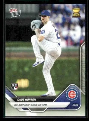 2025 Topps Now Rookie Cup Cade Horton #RC-10 Chicago Cubs - Baseball Card Single