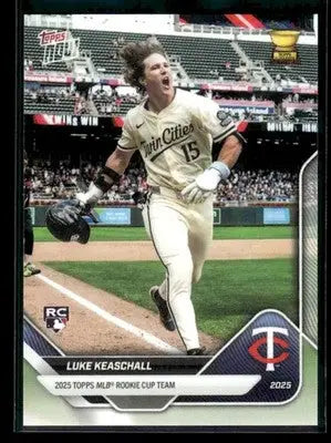 2025 Topps Now Rookie Cup Luke Keaschall #RC-3 Minnesota Twins - Baseball Card Single