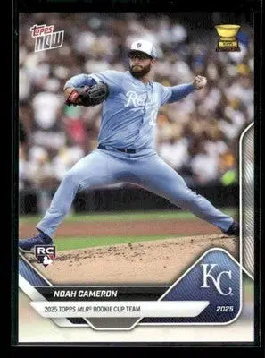 2025 Topps Now Rookie Cup Noah Cameron #RC-11 Kansas City Royals - Baseball Card Single